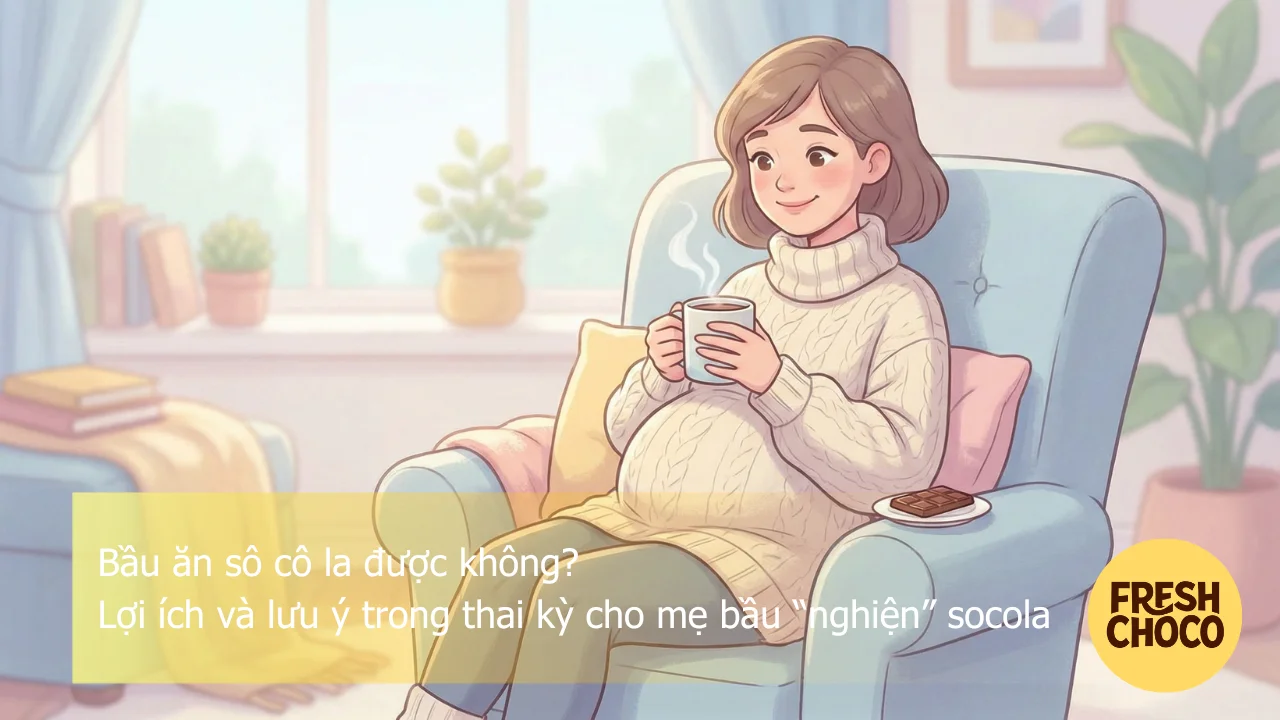 Bầu ăn sô cô la: Những điều mẹ bầu cần biết trong thai kỳ