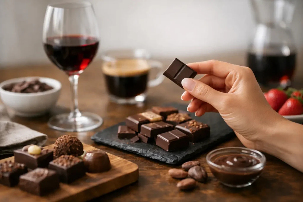 Cách thưởng thức socola đúng và tinh tế