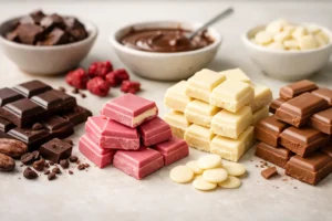 Socola Ruby Khác Gì Socola Đen, Sữa, Trắng?