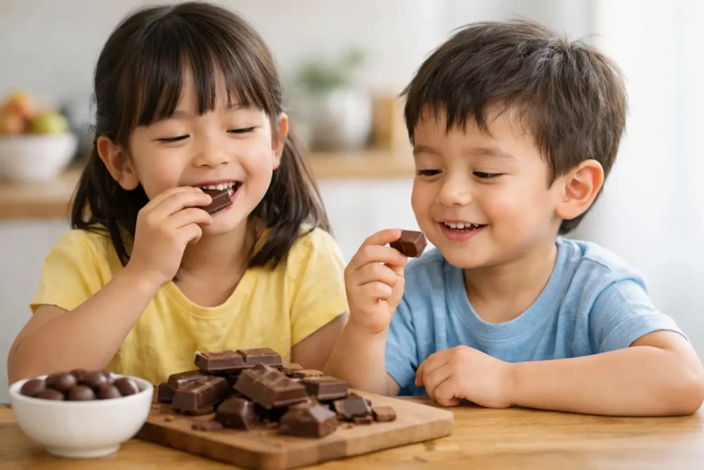 Trẻ nhỏ ăn socola bao nhiêu là vừa mỗi ngày?